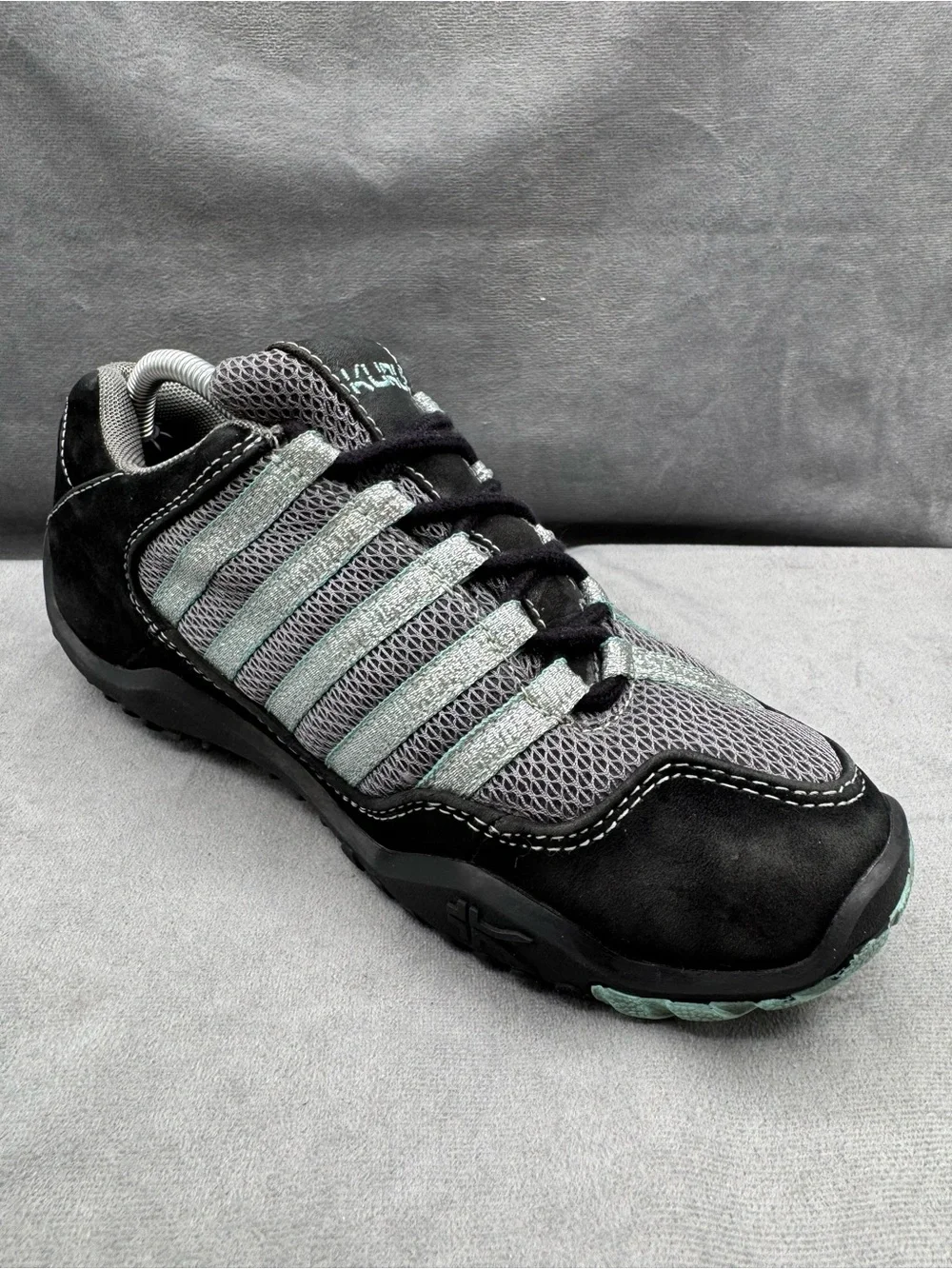 Kuru Chicane Sneakers Women’s Size 7 Black Teal Walking‎ Comfort Shoes